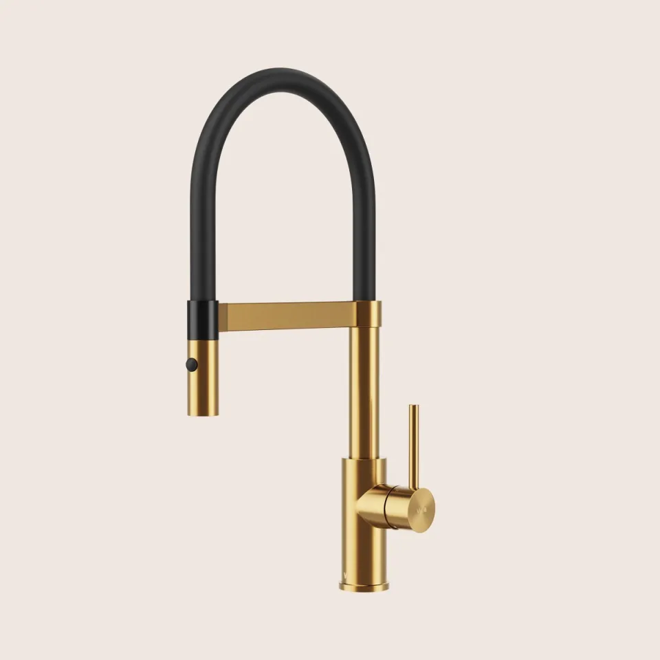 Keukenkraan Virelli Forma Lusso Flex Gold