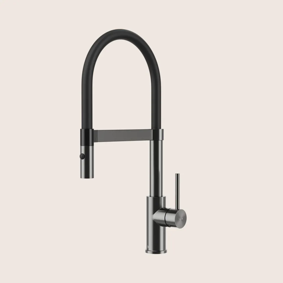 Keukenkraan Virelli Forma Lusso Flex Gunmetal