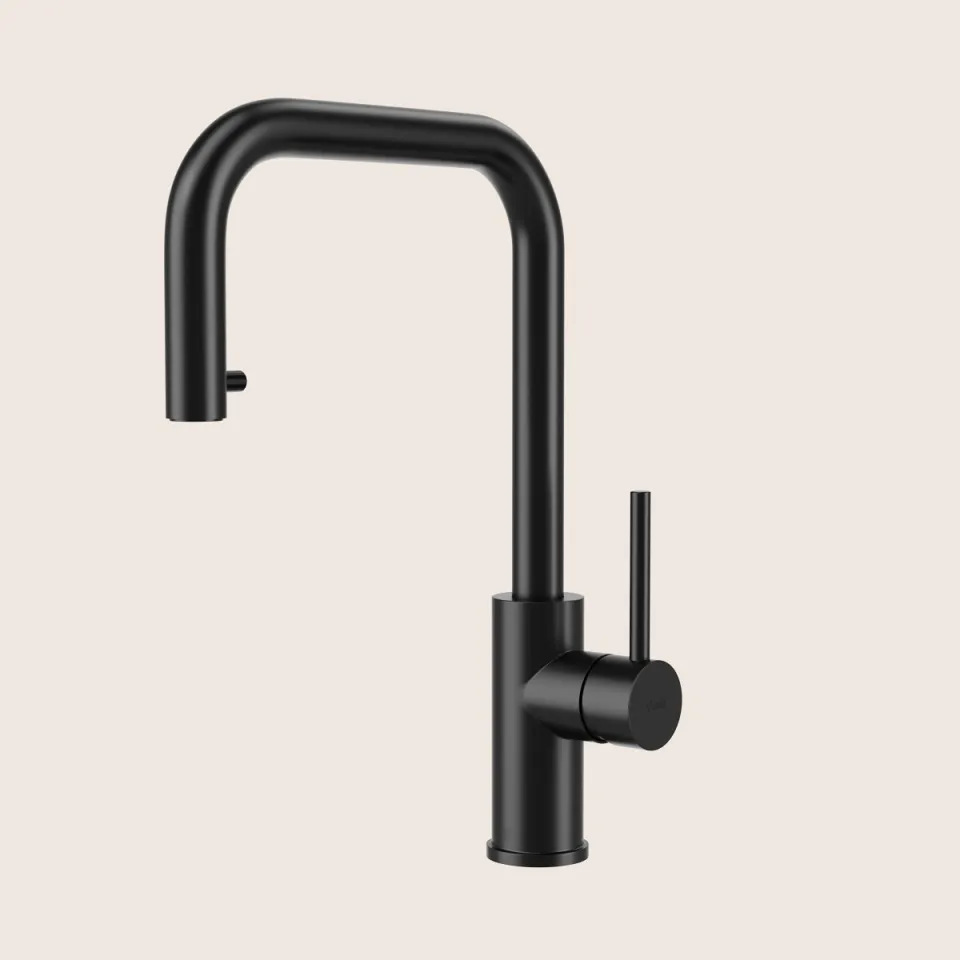 Keukenkraan Virelli Quadro Lusso Flex Black